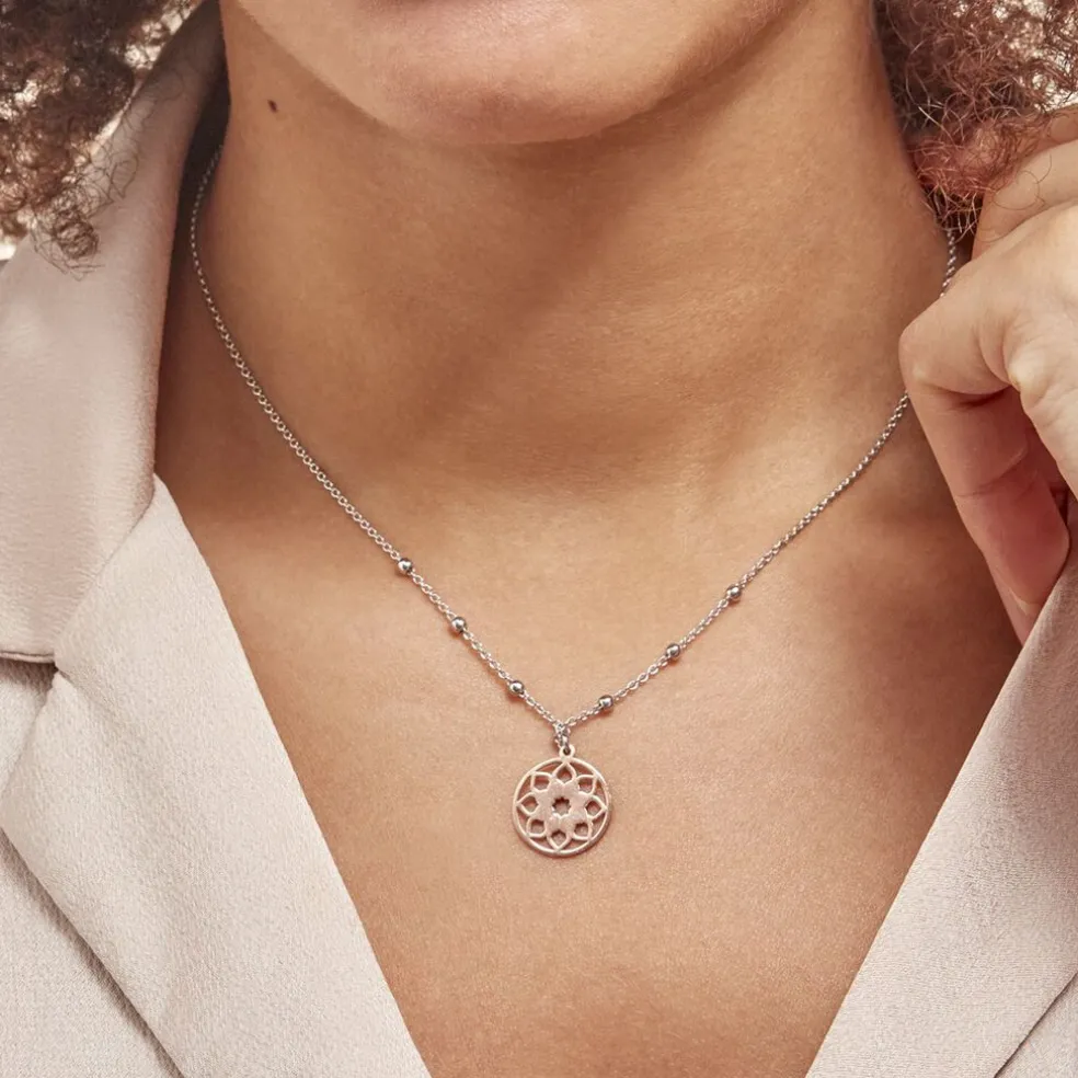 Collier Argent Bicolore Vicencio