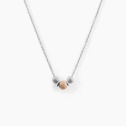 Collier Argent Bicolore Wilmart