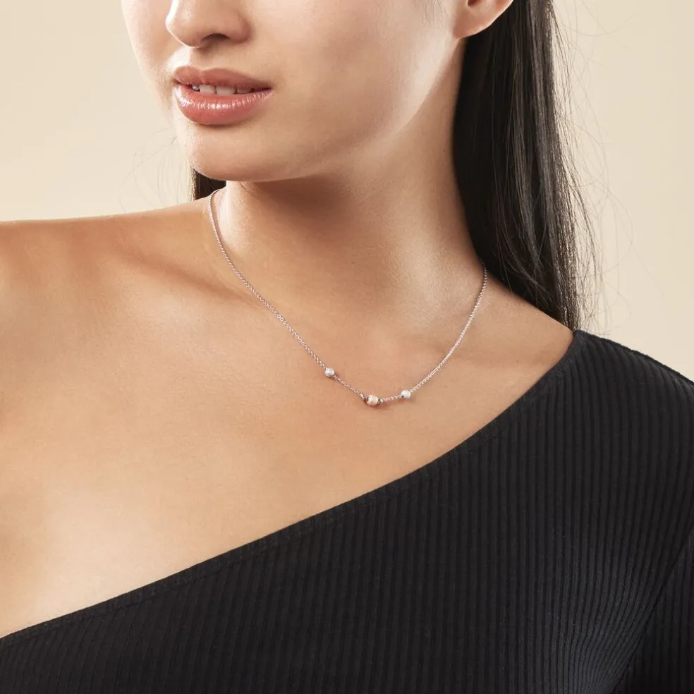 Collier Argent Bicolore Wilmart