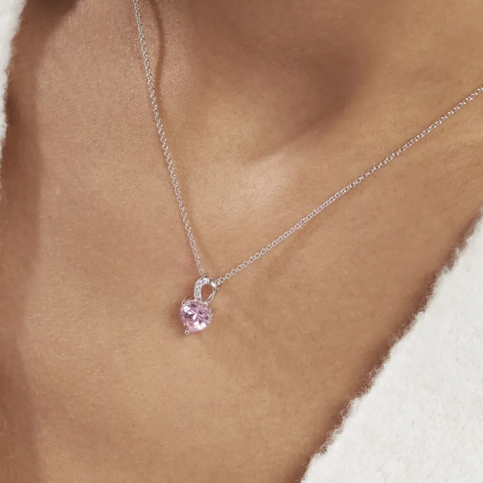 Collier Argent Blanc Atieno Oxyde De Zirconium