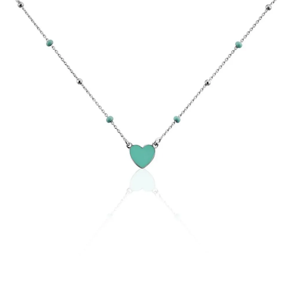 Collier Argent Blanc Augustine