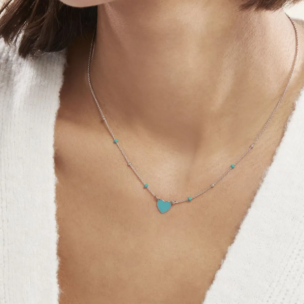 Collier Argent Blanc Augustine