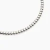 Collier Argent Blanc Barbara