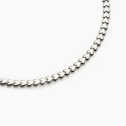 Collier Argent Blanc Barbara