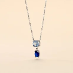 Collier Argent Blanc Brenna Oxydes De Zirconium