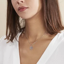 Collier Argent Blanc Buccinarie