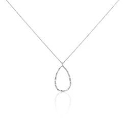 Collier Argent Blanc Camulos