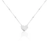Collier Argent Blanc Careen