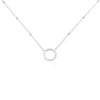 Collier Argent Blanc Cari