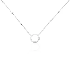 Collier Argent Blanc Cari