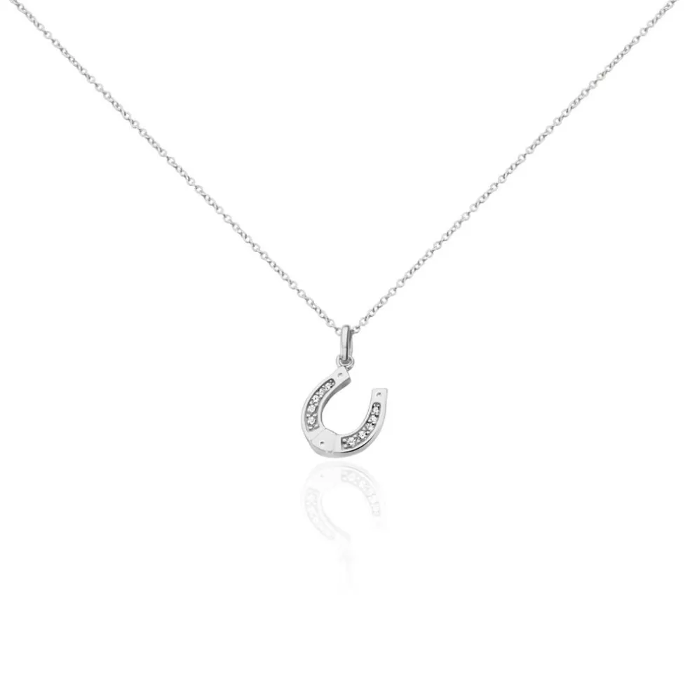 Collier Argent Blanc Centaures Oxyde De Zirconium