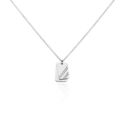 Collier Argent Blanc Djimy