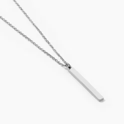 Collier Argent Blanc Fedor