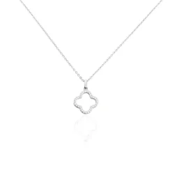 Collier Argent Blanc Finnegan Oxydes De Zirconium