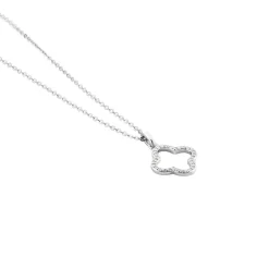 Collier Argent Blanc Finnegan Oxydes De Zirconium