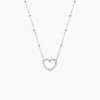 Collier Argent Blanc Gyoso