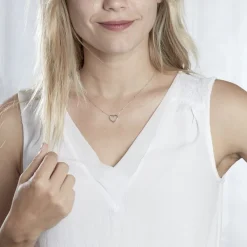 Collier Argent Blanc Gyoso