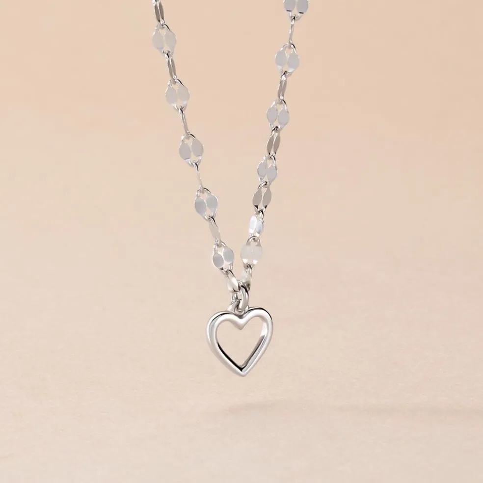 Collier Argent Blanc Hariane