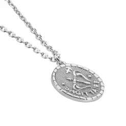 Collier Argent Blanc Hosni