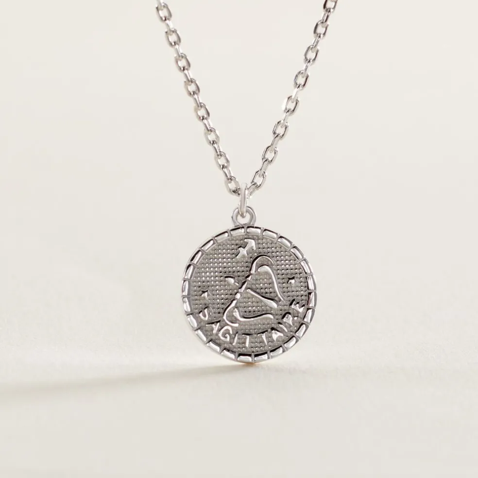 Collier Argent Blanc Hosni