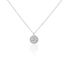 Collier Argent Blanc Hosni