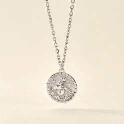 Collier Argent Blanc Hosni