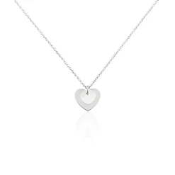 Collier Argent Blanc Ikaria Nacre