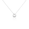 Collier Argent Blanc Isandro