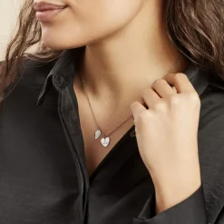 Collier Argent Blanc Laios