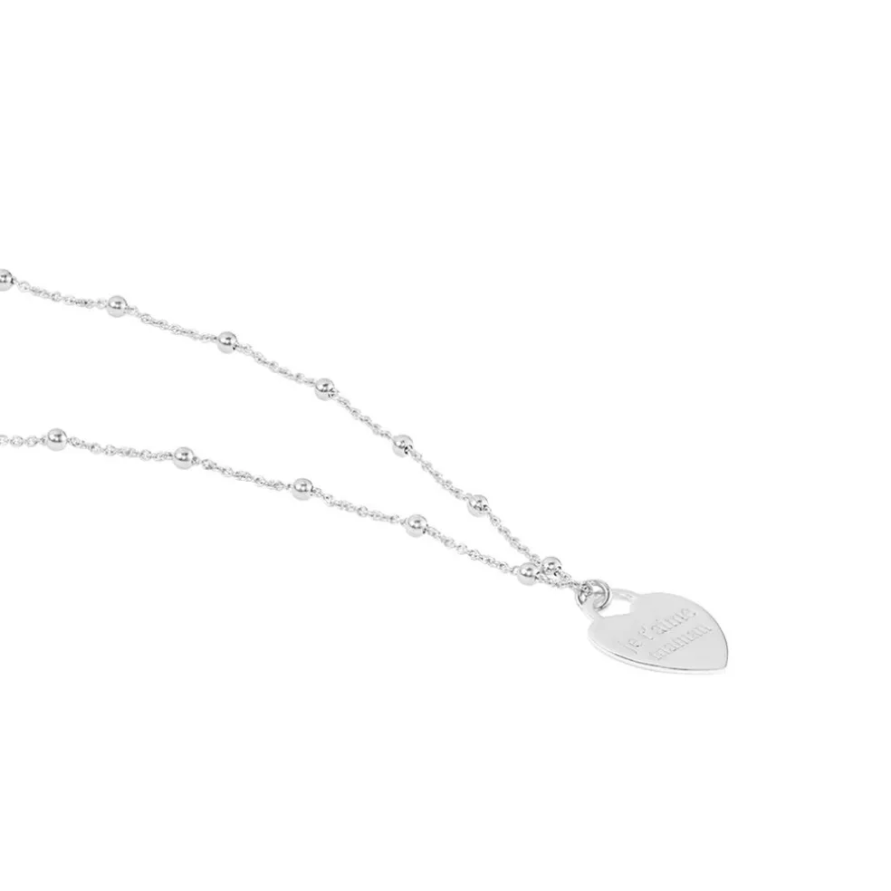 Collier Argent Blanc Laurentin