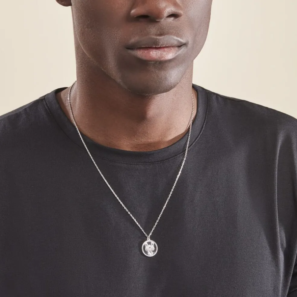 Collier Argent Blanc Lew