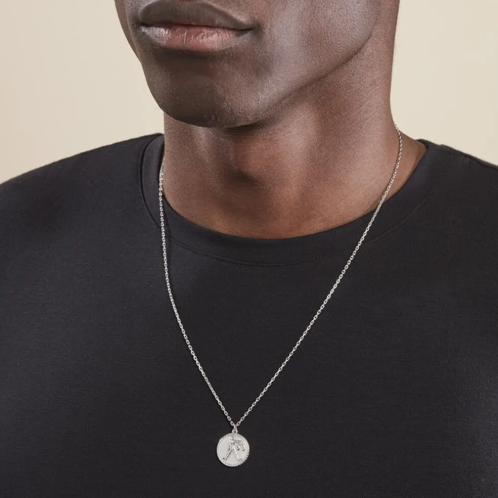 Collier Argent Blanc Lew