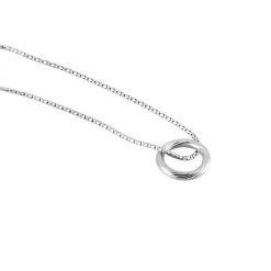 Collier Argent Blanc Melia