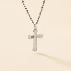 Collier Argent Blanc Nicolaos