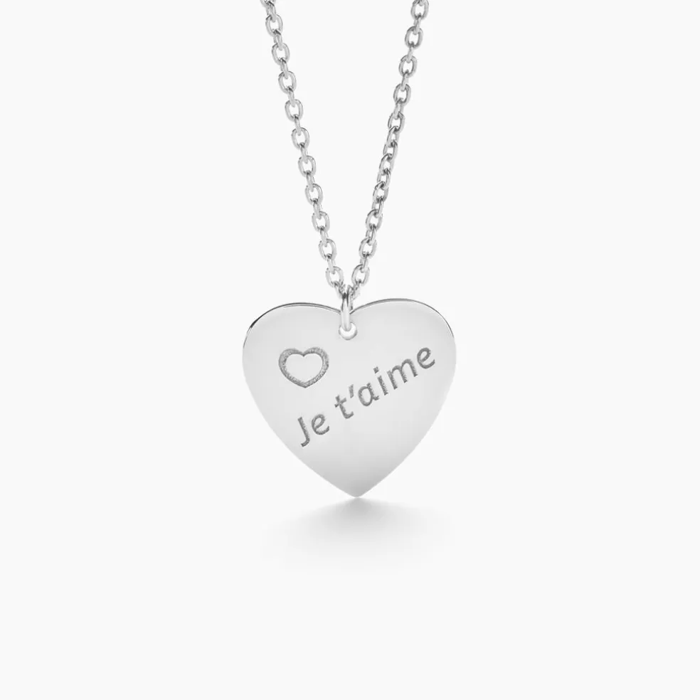 Collier Argent Blanc Sharla