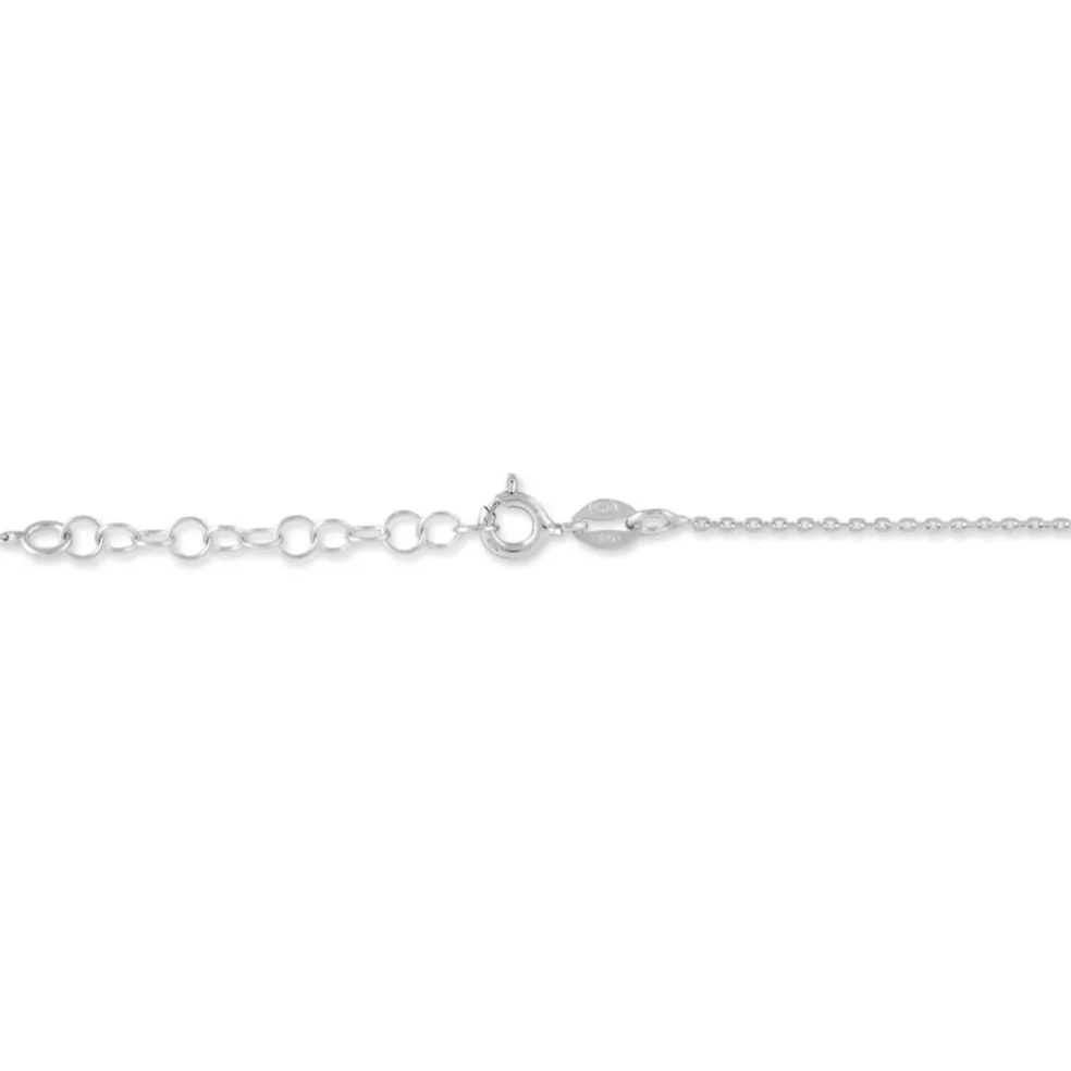Collier Argent Blanc Sharla