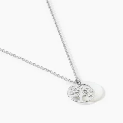 Collier Argent Blanc Sofee Nacre