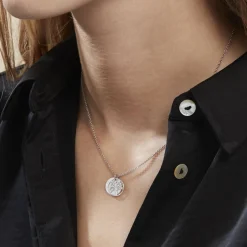 Collier Argent Blanc Sofee Nacre