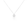 Collier Argent Blanc Tana Nacre