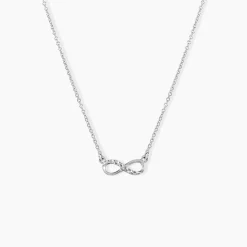 Collier Argent Blanc Teoxane