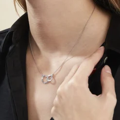 Collier Argent Blanc Ula