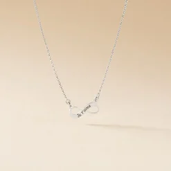 Collier Argent Blanc Wandis