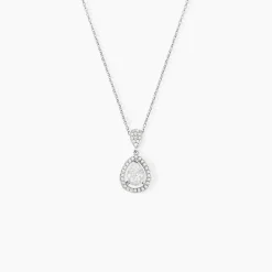 Collier Argent Blanc Zelie Oxyde De Zirconium