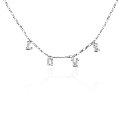Collier Argent Cecilien Oxyde