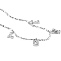 Collier Argent Cecilien Oxyde