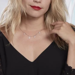 Collier Argent Cecilien Oxyde