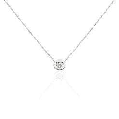 Collier Argent Chaker Oxydes De Zirconium