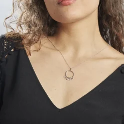 Collier Argent Charon Oxyde