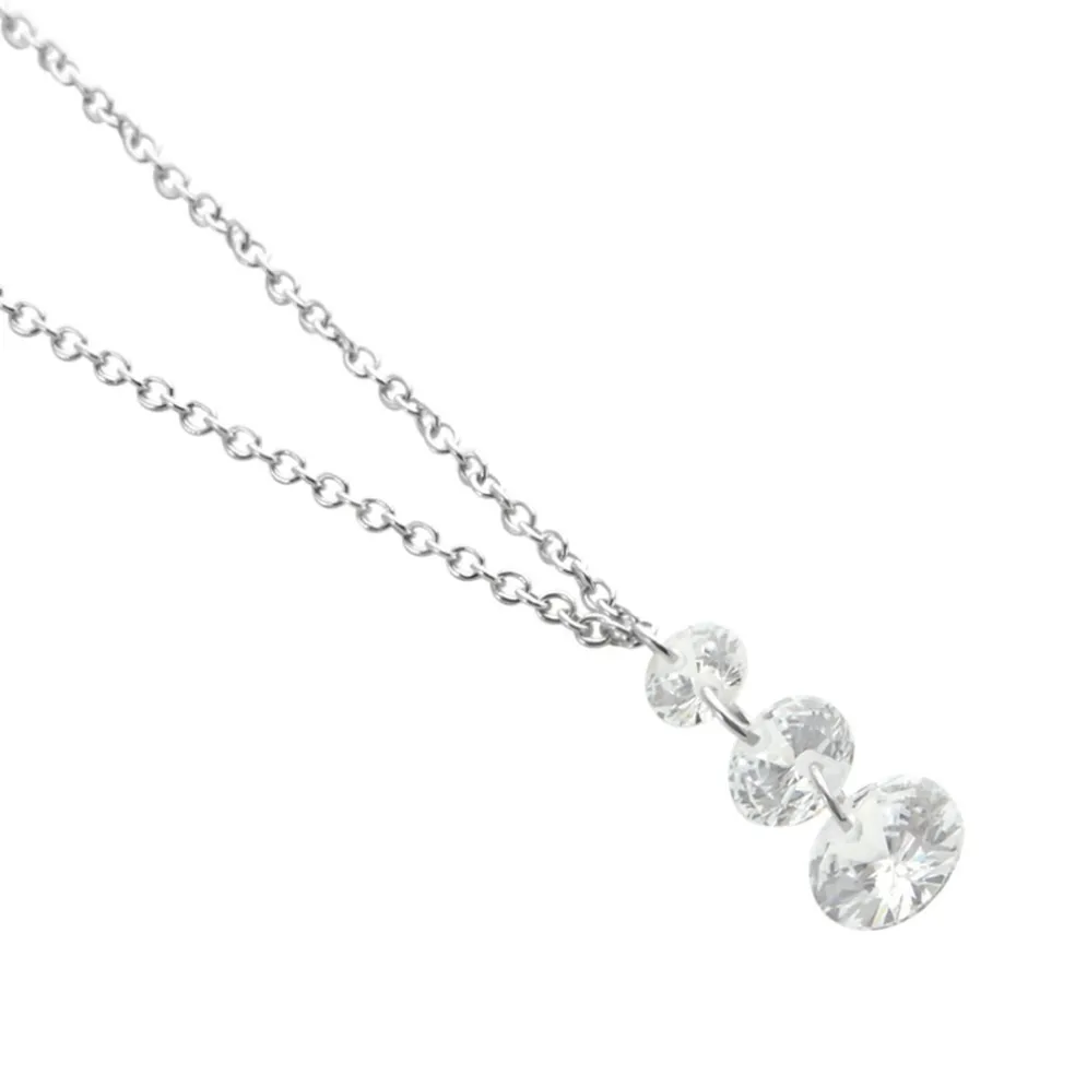 Collier Argent Constantin Argent Blanc Oxyde