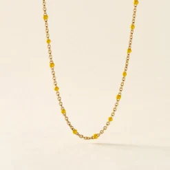 Collier Argent Dore Alize